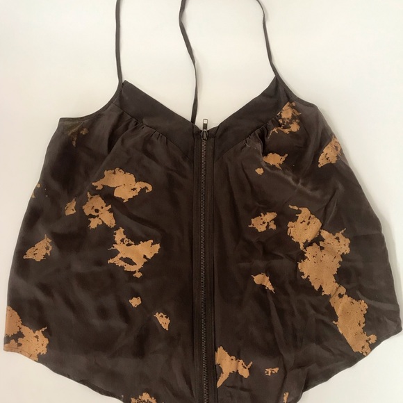 UO Army Green Gold Leaf Tank - Picture 3 of 4